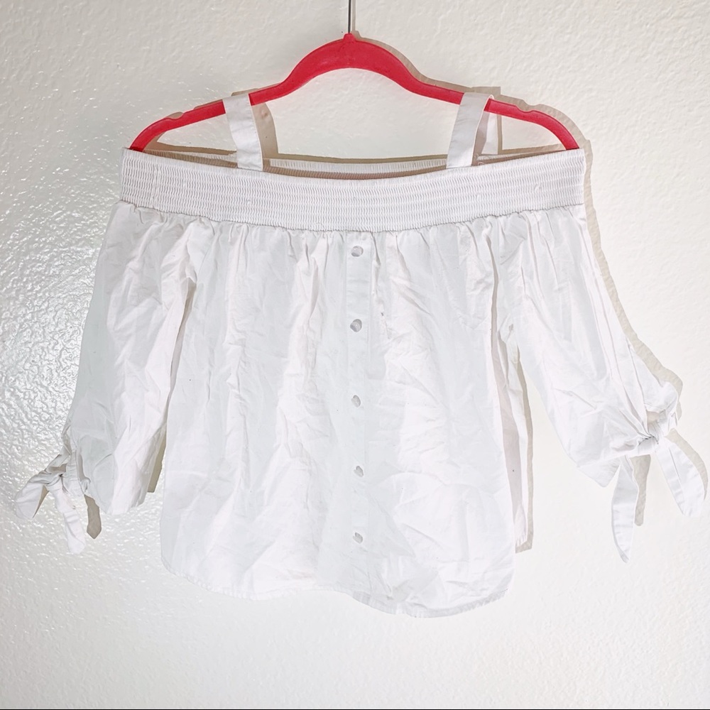 Sweet Wanderer White Off The Shoulder Top